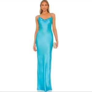 NBD Greer Gown in Turquoise